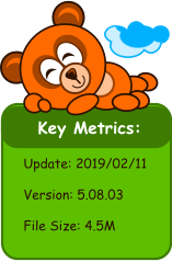 Key Metrics:  Update: 2019/02/11  Version: 5.08.03  File Size: 4.5M